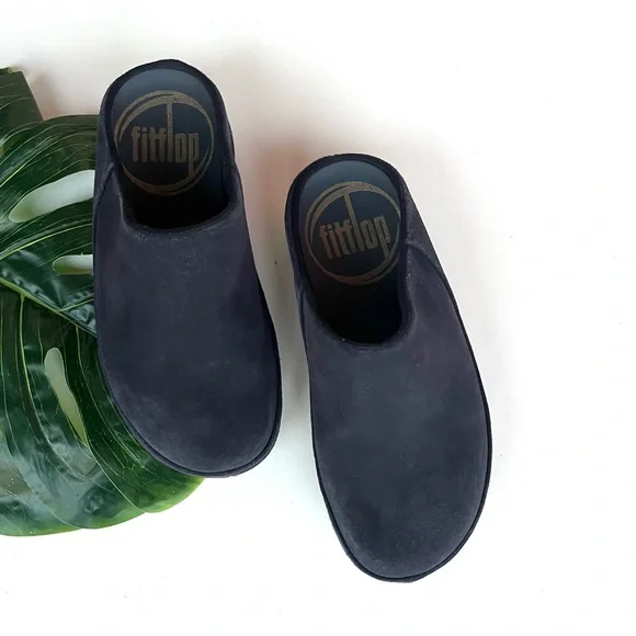 Shoes Fitflop Gogh Moc Leather Suede Clogs Poshmark